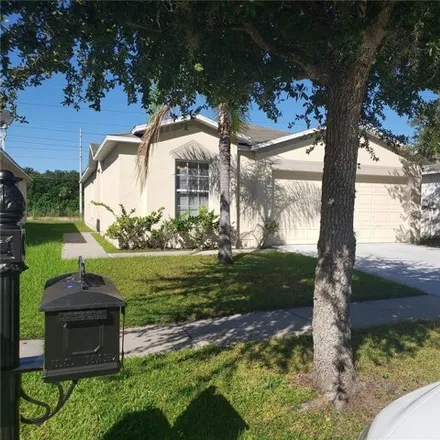 Rent this 3 bed house on 7940 Carriage Pointe Drive in Hillsborough County, FL 33534