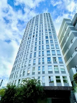 Rent this 1 bed apartment on Residia Tower Nogizaka in 39 Akasaka-dori, Azabu