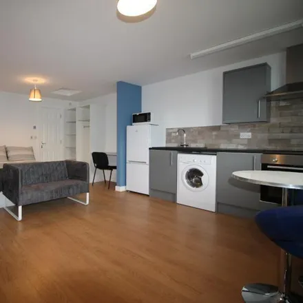 Rent this studio apartment on The Media Lounge in 219-223 Mansfield Road, Nottingham