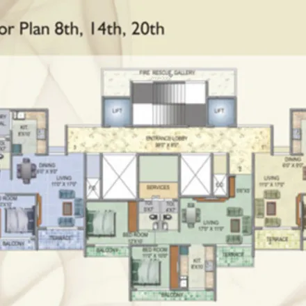 Image 6 - unnamed road, Kharghar, Panvel - 410210, Maharashtra, India - Apartment for rent