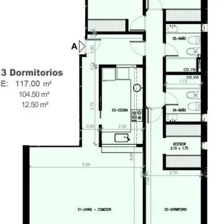 Buy this 3 bed apartment on Salta 2259 in Alberto Olmedo, Rosario