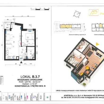 Rent this 2 bed apartment on Pilska 6 in 62-300 Września, Poland