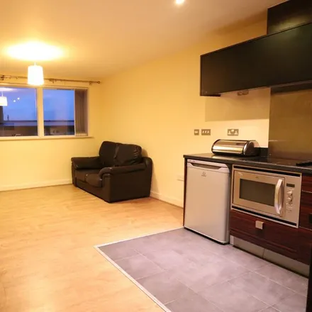 Rent this studio apartment on Grosvenor Works in Sherborne Street, Park Central