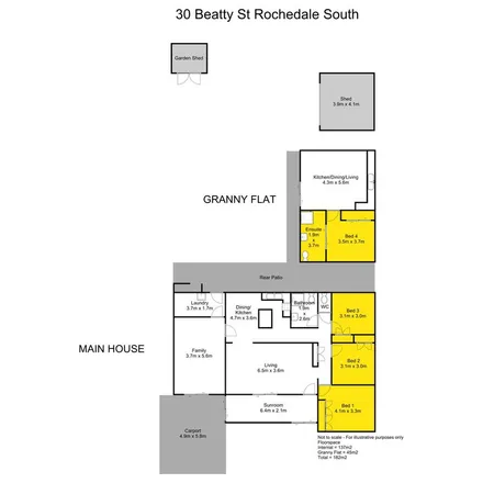 Rent this 4 bed apartment on Beatty Street in Rochedale South QLD 4123, Australia