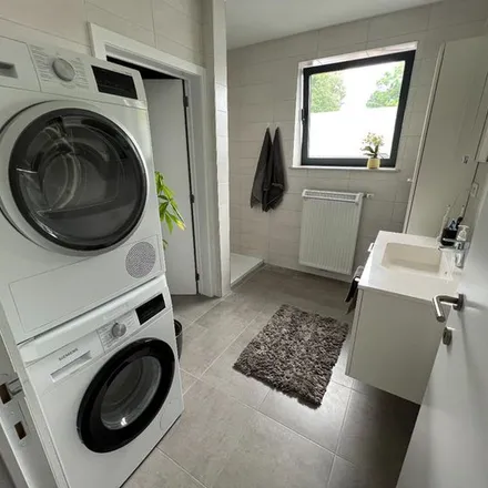 Rent this 3 bed apartment on Tiensestraat 16 in 3320 Hoegaarden, Belgium