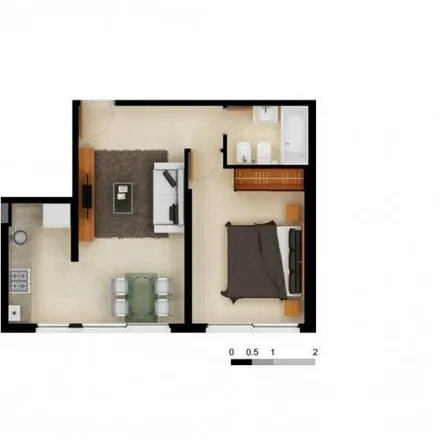 Buy this 1 bed apartment on Gianduia Gelateria in Avenida Carlos Pellegrini, Rosario Centro