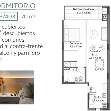 Buy this 2 bed apartment on Rambla in 11403 Montevideo, Uruguay