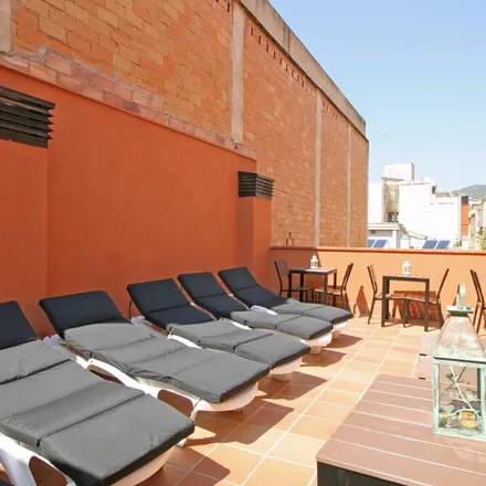 Rent this 1 bed apartment on Baixada de la Glòria in 08001 Barcelona, Spain