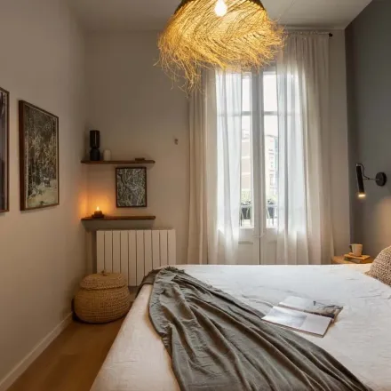 Rent this 4 bed apartment on Carrer del Comte Borrell in 08029 Barcelona, Spain