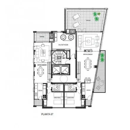 Rent this 1 bed apartment on Santiago del Estero 1938 in Centro, B7600 DTR Mar del Plata