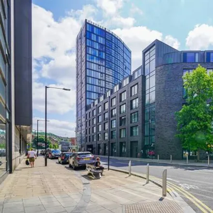 Rent this studio apartment on iquarter Building in Five Weirs Walk, Sheffield