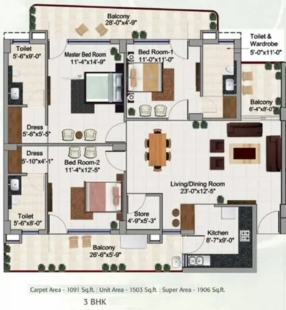 Image 1 - , Zirakpur, India, N/a - Apartment for sale
