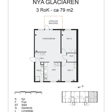 Rent this 3 bed apartment on Forskarvägen in Forskarevägen, 981 44 Kiruna