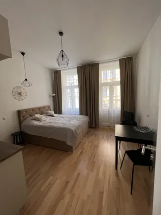 Rent this 1 bed apartment on Tyršova 1832/7 in 120 00 Prague, Czechia