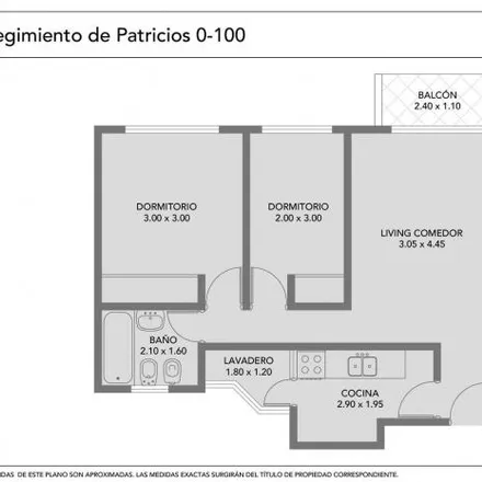 Buy this 2 bed apartment on Pi y Margall 1187 in La Boca, C1265 ADO Buenos Aires