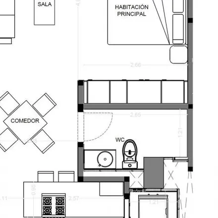 Rent this 1 bed apartment on Calle José Gómez Ugarte in Colonia Periodista, 11220 Santa Fe