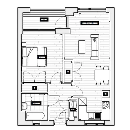 Image 1 - New Village Avenue, London, E14 0LD, United Kingdom - Apartment for rent