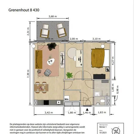 Rent this 2 bed apartment on VS in Grenenhout, 5621 CT Eindhoven