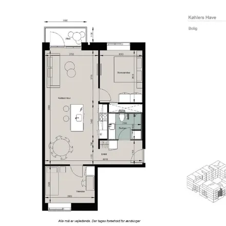 Rent this 3 bed apartment on S-Vej 3 in 2300 København S, Denmark