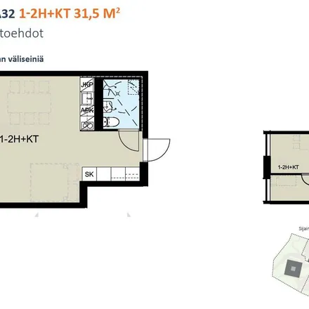 Rent this 1 bed apartment on Maakaari 9 in 00790 Helsinki, Finland