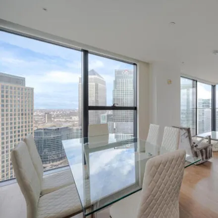 Buy this 3 bed apartment on Hampton Tower in 75 Marsh Wall, Canary Wharf