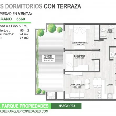 Buy this 2 bed apartment on Lascano 3574 in Villa del Parque, C1407 GON Buenos Aires