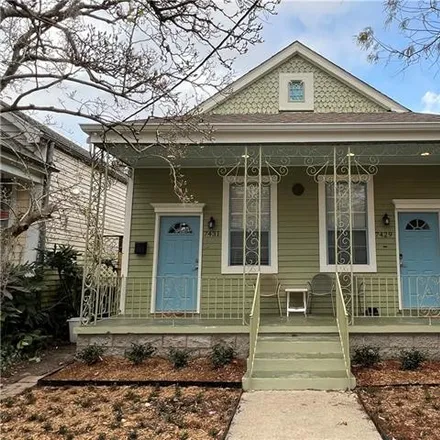 Rent this 3 bed duplex on 7429 Freret Street in New Orleans, LA 70118