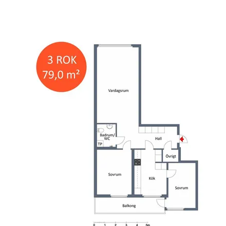 Rent this 3 bed apartment on Jädersvägen in 732 34 Arboga, Sweden