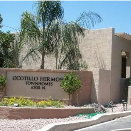Rent this 2 bed townhouse on 6734 North Ocotillo Hermosa Circle in Phoenix, AZ 85016