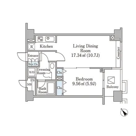 Image 2 - 代官山ハイツ, 代官坂, Daikanyamacho, Shibuya, 150-0034, Japan - Apartment for rent