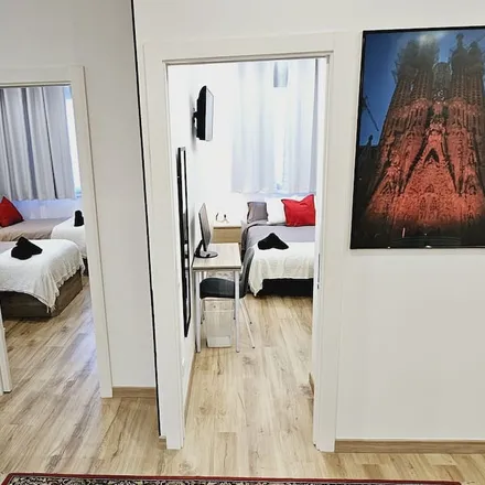 Rent this 4 bed apartment on Carrer de Badalona in 08001 Barcelona, Spain