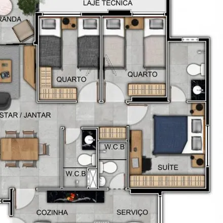 Buy this 3 bed apartment on Rua Paulina Maria Mendonça in Jatiúca, Maceió - AL