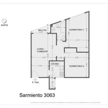 Buy this 2 bed apartment on Sarmiento 3073 in Balvanera, 1196 Buenos Aires