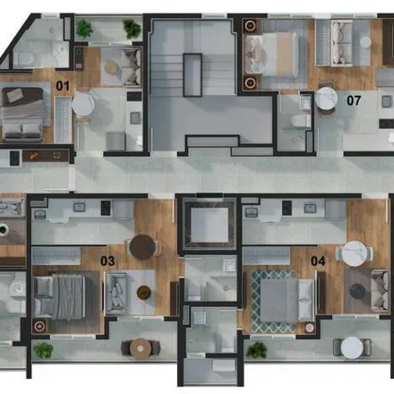 Buy this 1 bed apartment on Rua Brigadeiro Franco 927 in Centro, Curitiba - PR