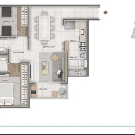 Buy this 3 bed apartment on Rua Lodi in Pampulha, Belo Horizonte - MG