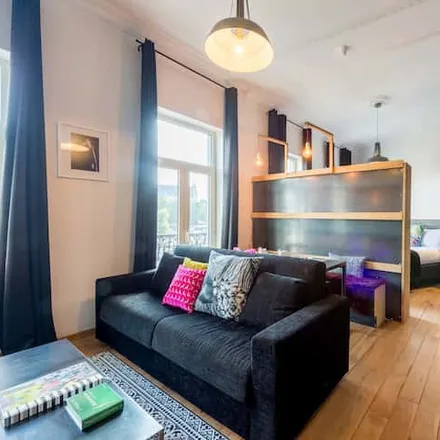 Rent this studio apartment on Rue Lebeau - Lebeaustraat 3 in 1000 Brussels, Belgium