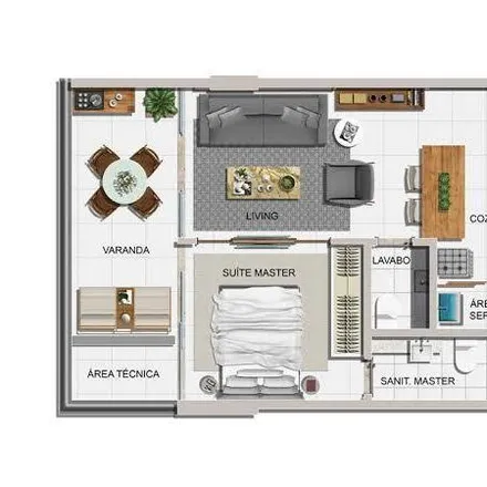 Rent this 1 bed apartment on Mansão da Vinci in Avenida Princesa Isabel, Barra