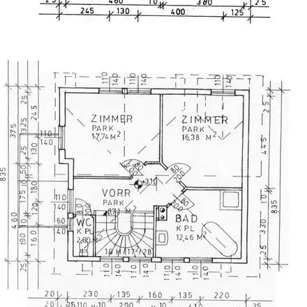 Rent this 3 bed apartment on Am Spitz in 1210 Vienna, Austria