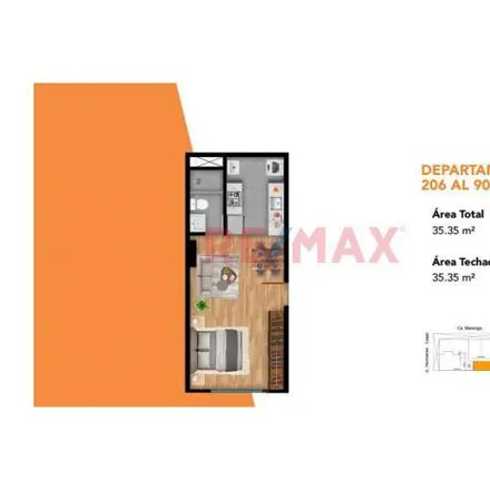 Buy this 1 bed apartment on Calle Hermanos Catari in San Miguel, Lima Metropolitan Area 15087