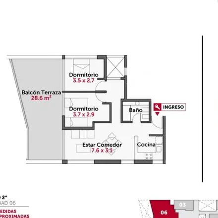Buy this 2 bed apartment on España 2648 in España y Hospitales, Rosario