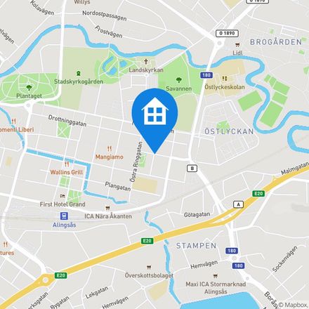 Rent this 1 bed apartment on Equmeniakyrkan in Kungsgatan, 441 31 Alingsås