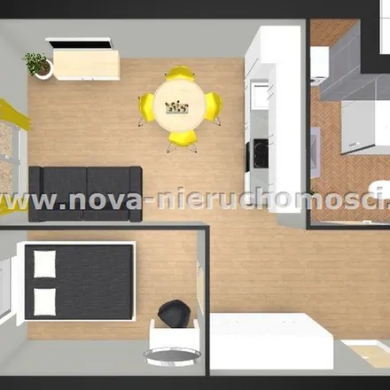 Rent this 2 bed apartment on Zebrzydowicka 60 in 44-200 Rybnik, Poland