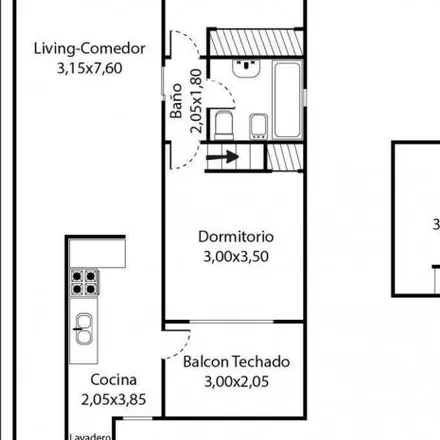 Buy this 2 bed apartment on Avenida Presidente Teniente General Juan Domingo Perón 3913 in Partido de Lanús, 1822 Valentín Alsina