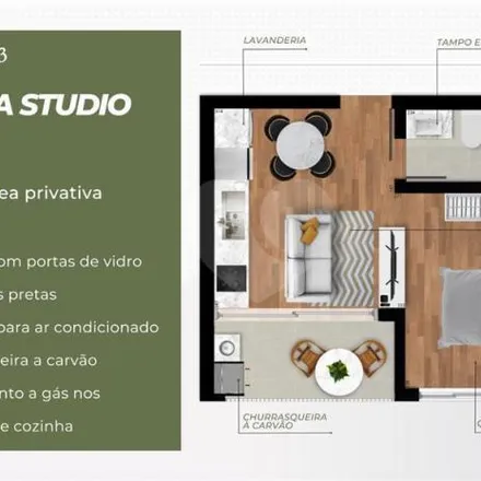 Buy this 1 bed apartment on Rua Domingos Gabardo 80 in Capão Raso, Curitiba - PR