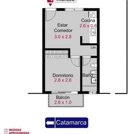 Buy this 1 bed apartment on Mariano Moreno 303 in Rosario Centro, Rosario