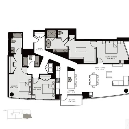 Image 1 - 2 W Delaware Pl, Unit 1502 - Apartment for rent