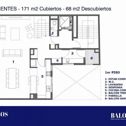 Buy this 3 bed apartment on Riglos 590 in Caballito, C1424 BYT Buenos Aires