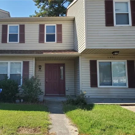 Rent this 2 bed townhouse on 5489 Davis Way in Euclid Terrace, Virginia Beach