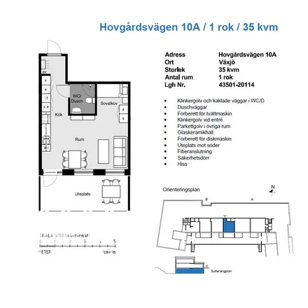 Rent this 1 bed apartment on Hovgårdsfåren in D 907, Strängnäs kommun