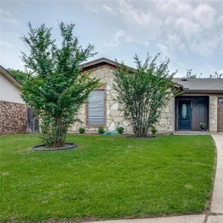 Rent this 3 bed house on 7899 Tyra Court in Watauga, TX 76148